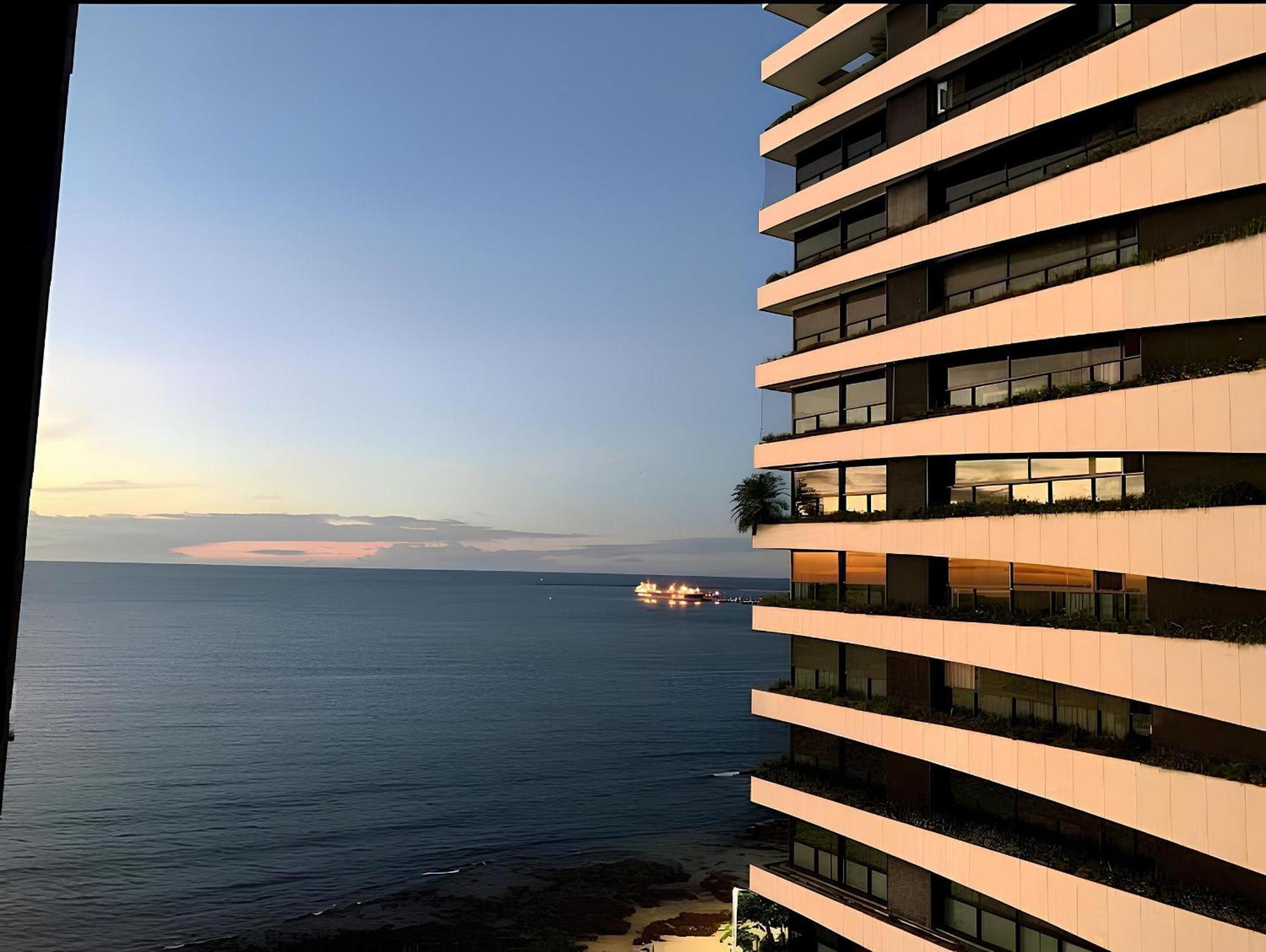 Flat Particular Em Blue Tree Towers Beira Mar Fortaleza Bagian luar foto