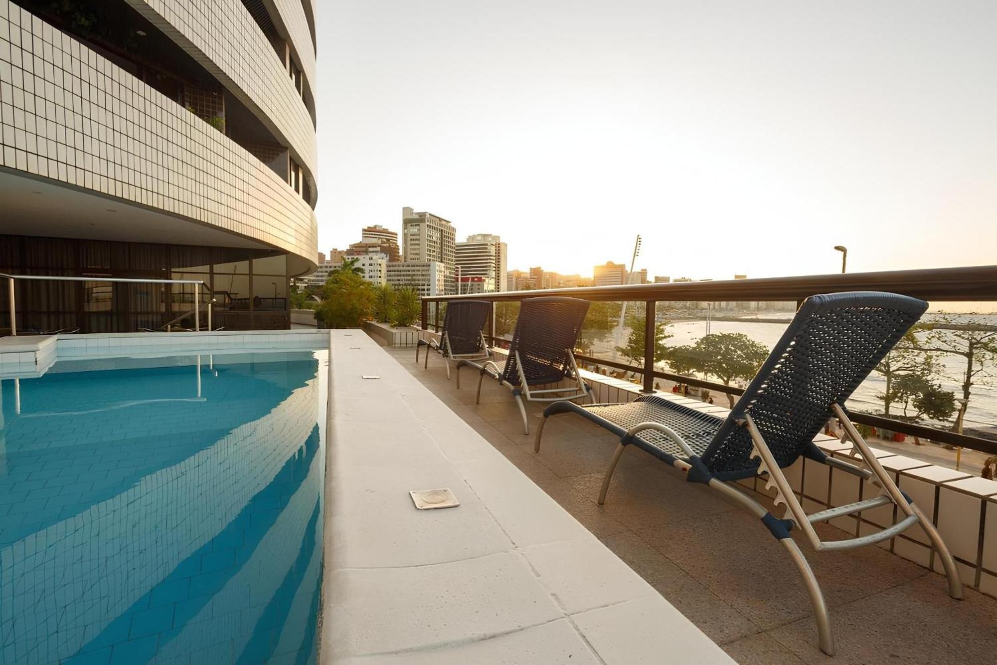 Flat Particular Em Blue Tree Towers Beira Mar Fortaleza Bagian luar foto