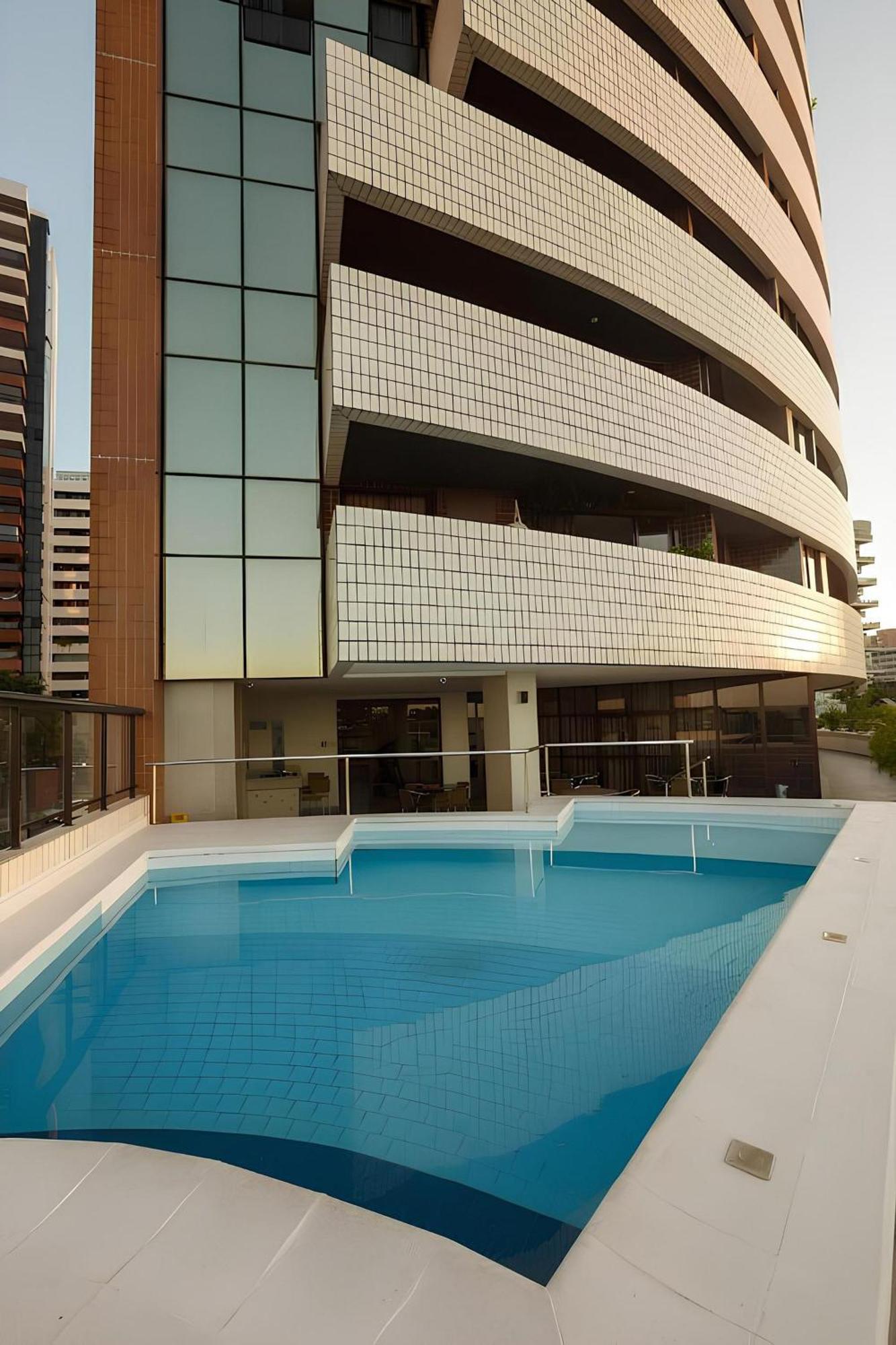 Flat Particular Em Blue Tree Towers Beira Mar Fortaleza Bagian luar foto